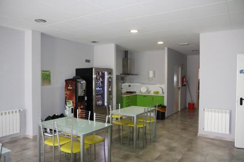 Dapur atau dapur kecil di Albergue Outeiro