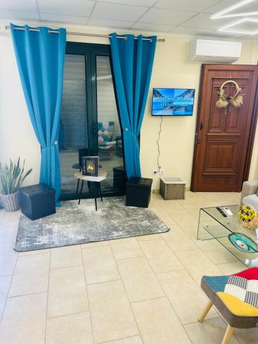 Χώρος καθιστικού στο Casa mia