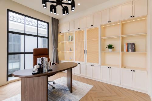 Køkken eller tekøkken på Maison Villa Premier Palm Marina C5