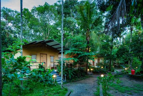 Zahrada ubytování Dandeli Cottages - Resort