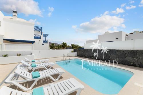 Casa Papagayo Rocas - heated pool & air conditioning - Emerald Lanzarote
