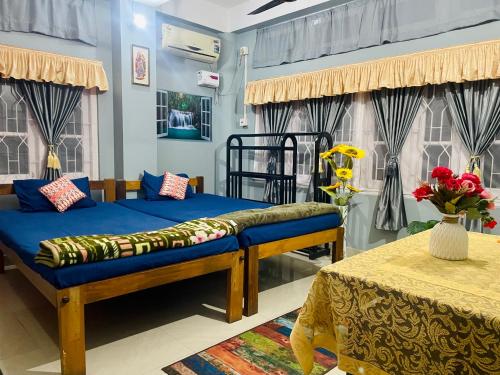 Namaskar Lodge and Homestayにあるベッド
