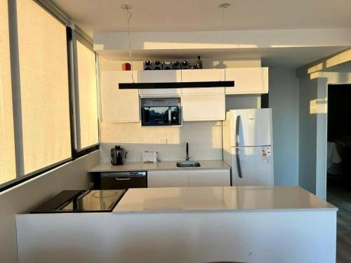 Η κουζίνα ή μικρή κουζίνα στο Apartment New with Pool and Parking in Palermo Plaza Serrano