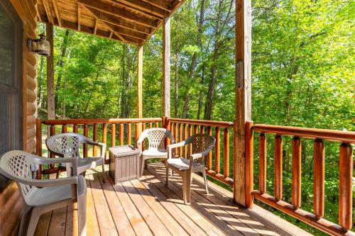 Briar Brook - Private Smoky Mountain Luxury Log Home with 2 Fireplaces, Hot Tub & Community Pool photo 55