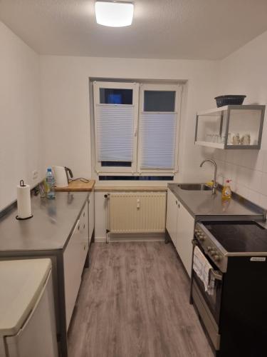 Kuchyň nebo kuchyňský kout v ubytování Hückelhoven H1