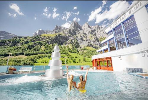 Πισίνα στο ή κοντά στο Center, Sauna, View - Haus LINARIA
