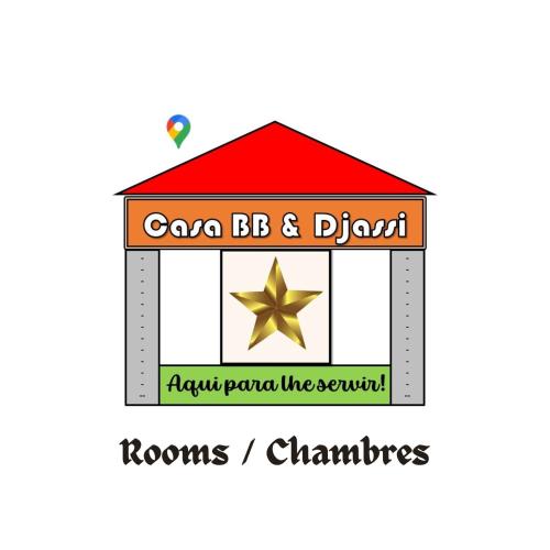 a label for a house with a star at Casa BB&Djassi - Rooms in Ponta do Sol