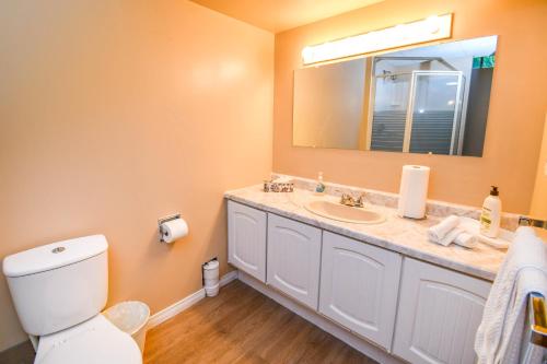 Ένα μπάνιο στο Spacious 2-BR Basement Suite Near Lake Simcoe & Beach Park