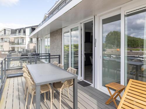 Balkón nebo terasa v ubytování Apartment in Sint-Annaland by Oosterschelde