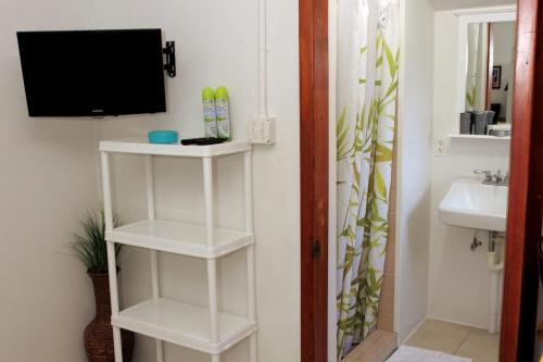Ένα μπάνιο στο Screaming Reels Guest House Grand Turk