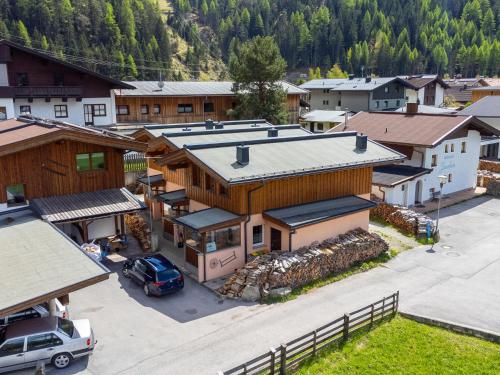 an aerial view of a small town with a house at Haus Oliver 1 in Winkle