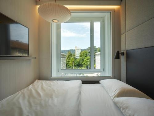citizenM Zürichにあるベッド
