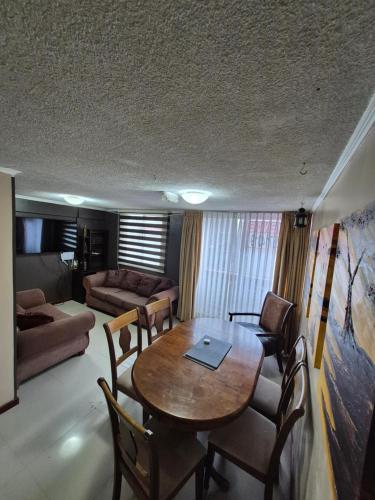 Гостиная зона в Departamento frente al mar