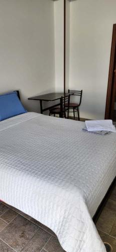 Una cama o camas en una habitación de HABITACION EN CASA PARTICULAR A UNoS PASOS DE LA UNAD