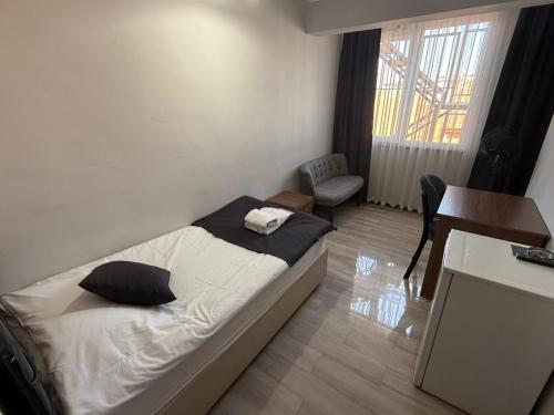 Katil atau katil-katil dalam bilik di Kütahya Şehir Otel