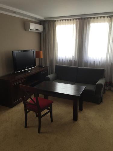 TV a/nebo společenská místnost v ubytování Hotel Stari grad