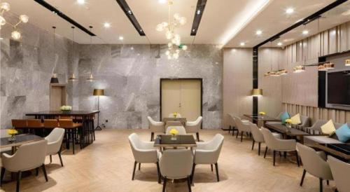 Χώρος καθιστικού στο Echarm Hotel Guilin Railway Station the MixC