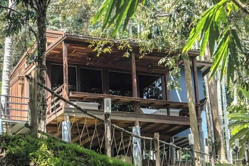Balkoni atau teres di River View Resort At Chaewlan