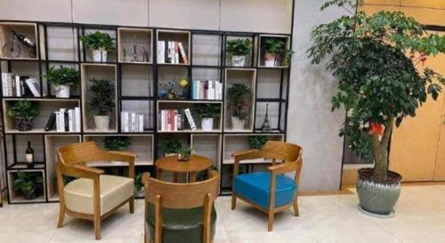Posezení v ubytování GreenTree Inn Yixing Zhangzhu Express Hotel