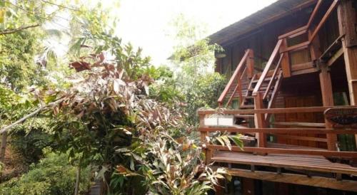 Zahrada ubytování P&P Coffee & Resort Maesariang