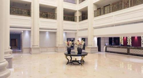 Χώρος καθιστικού στο Zaozhuang Hotel