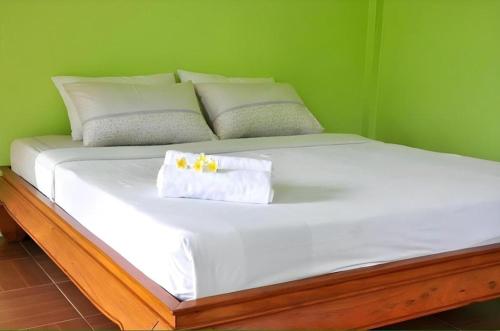 Cama o camas de una habitación en At Home Suanphung