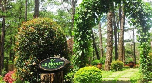 Zahrada ubytování Le Monet Hotel