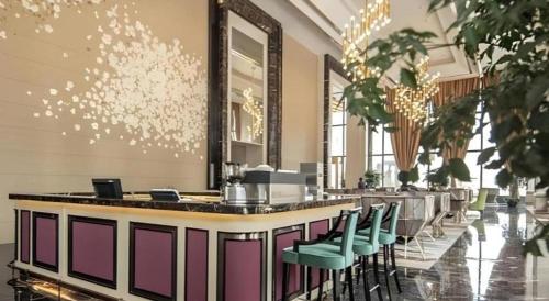 Posezení v ubytování Shijiazhuang Ximeijin Continental Hotel