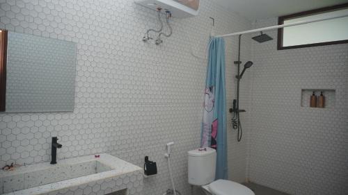 Koupelna v ubytování Semu Villas kerujuk