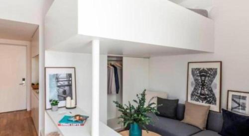 Posezení v ubytování base-WENDING Service Apartment-Shanghai Xujiahui Location