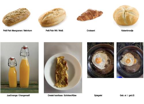 een collage van foto's van eten en een fles frisdrank bij Minicamping Hoeve het Tij in Vrouwenpolder