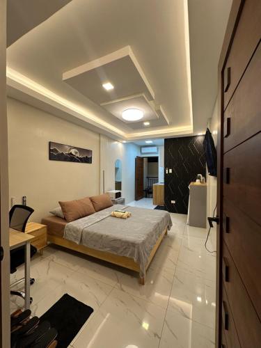 Ένα ή περισσότερα κρεβάτια σε δωμάτιο στο Casa Leveria Unit 8 with Balcony, Inquire Parking Availability