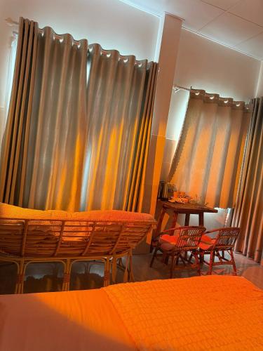 Χώρος καθιστικού στο Homestay Tuyết Trinh