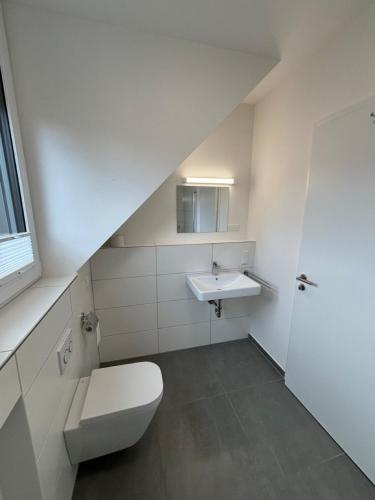 Koupelna v ubytování Appartment Sternschnuppe