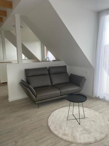 Posezení v ubytování Appartment Sternschnuppe