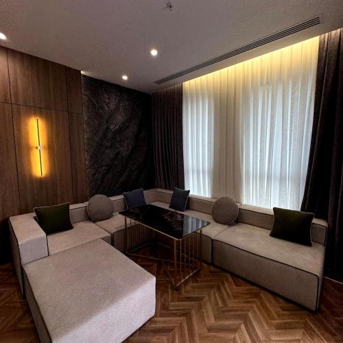 Χώρος καθιστικού στο Premium Apartment 14th Floor Nest one