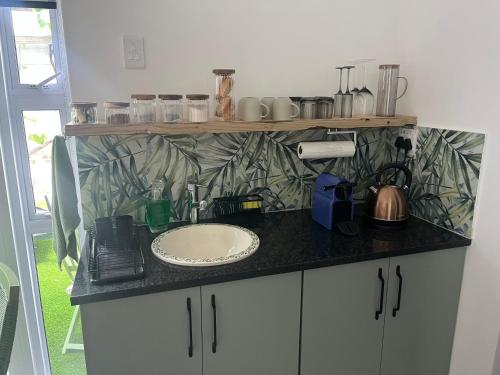 Kuchyň nebo kuchyňský kout v ubytování carol close1 small apartment