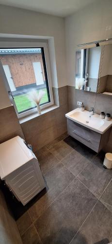 Katil atau katil-katil dalam bilik di Ferienwohnung Pruggernglück