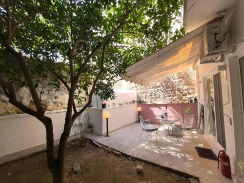 Modern familiar house under Acropolis