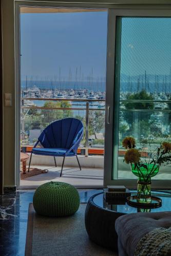 Alimos Marina Home - Luxury Corner SeaView Apartment
