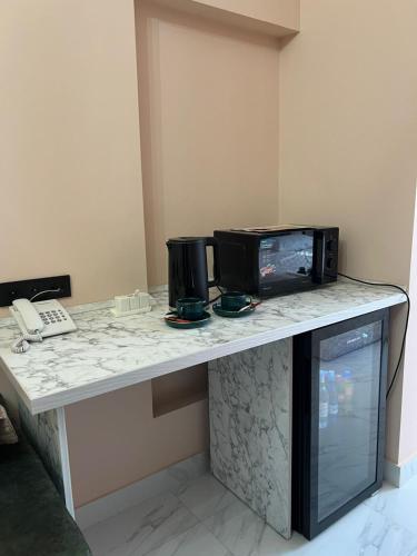 Η κουζίνα ή μικρή κουζίνα στο MargaryanS hotel