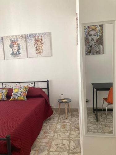 Postel nebo postele na pokoji v ubytování Ame Casa - Accoglienza Diffusa