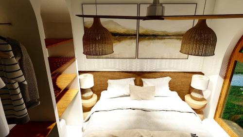 Ένα ή περισσότερα κρεβάτια σε δωμάτιο στο Casa Carmen hoStel