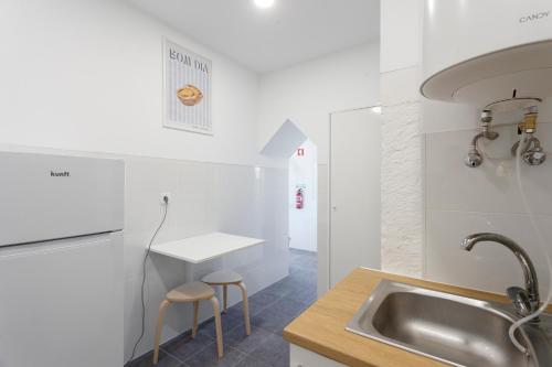 Kuchyň nebo kuchyňský kout v ubytování Casa da Travessa