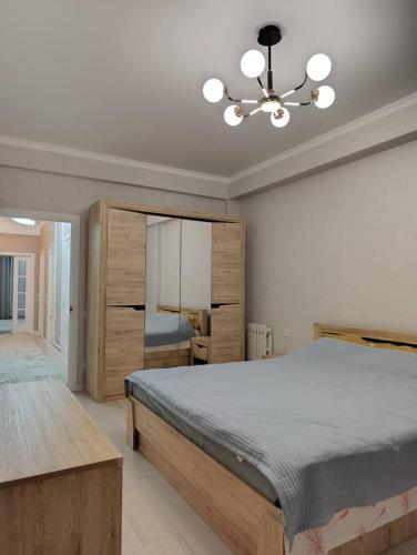 Postel nebo postele na pokoji v ubytování Bright harbor