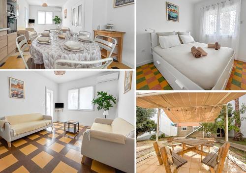 Et opholdsområde på Garage Privé Clim Jardin & Barbecue Narbonne