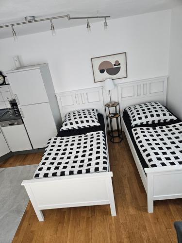 Ένα ή περισσότερα κρεβάτια σε δωμάτιο στο Lovely Home For You