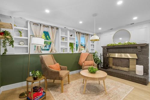 Area soggiorno di Maryland’s Pulse Southern Retreat