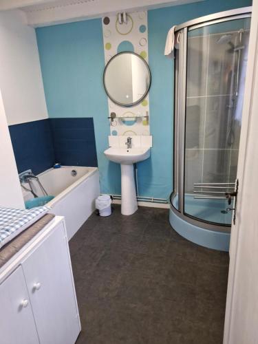 Koupelna v ubytování La Demeure de l'étrier - Baie de Somme - 12 personnes