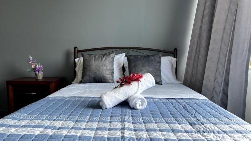 Postel nebo postele na pokoji v ubytování Casa Familiar Moderna
